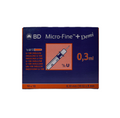 BD Micro Fine+ 0.3ml Insulin Syringes 30G